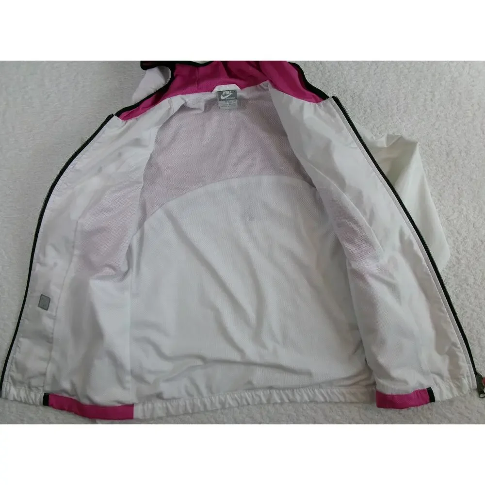 Nike womens white/black/pink jacket and pants size small polyester - Picture 5 of 16